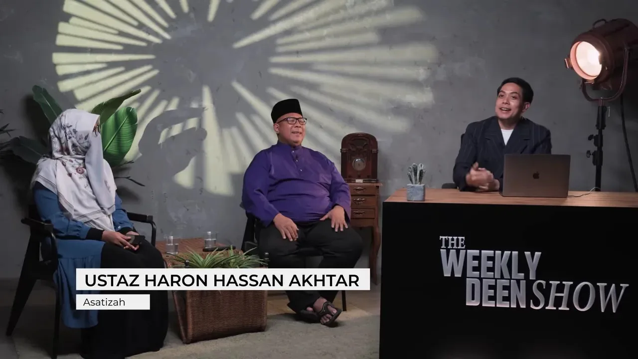 The Weekly Deen Show Eps 2 - “Adakah Depresi Tanda Lemah Iman?” Interview dengan Ustazah Dr. Noraini Abdul Wahab & Ustaz Haron Hassan Ustaza Dr. Norini diperkenalkan sebagai psikolog Islam dan kaunselor klinikal
